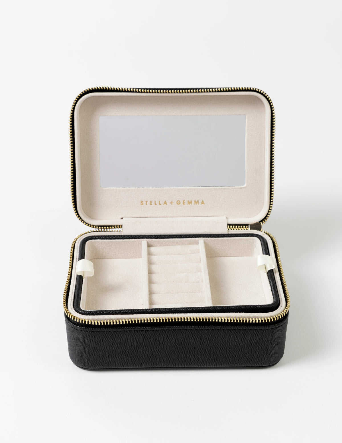 Stella + Gemma Jewelery Box - Large Rectangle Black