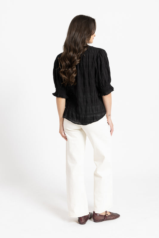 Seeking Lola - Butterfly Top - Black