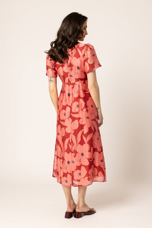 Seeking Lola Angel Dress - Pink Bloom
