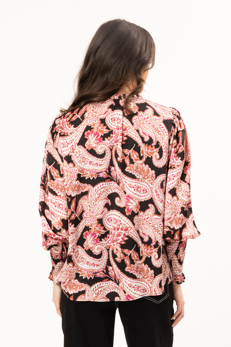 Seeking Lola Byron Blouse - Paisley Pop