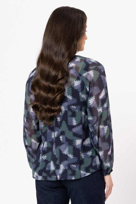 Seeking Lola Tilly Shirt - Navy Mist