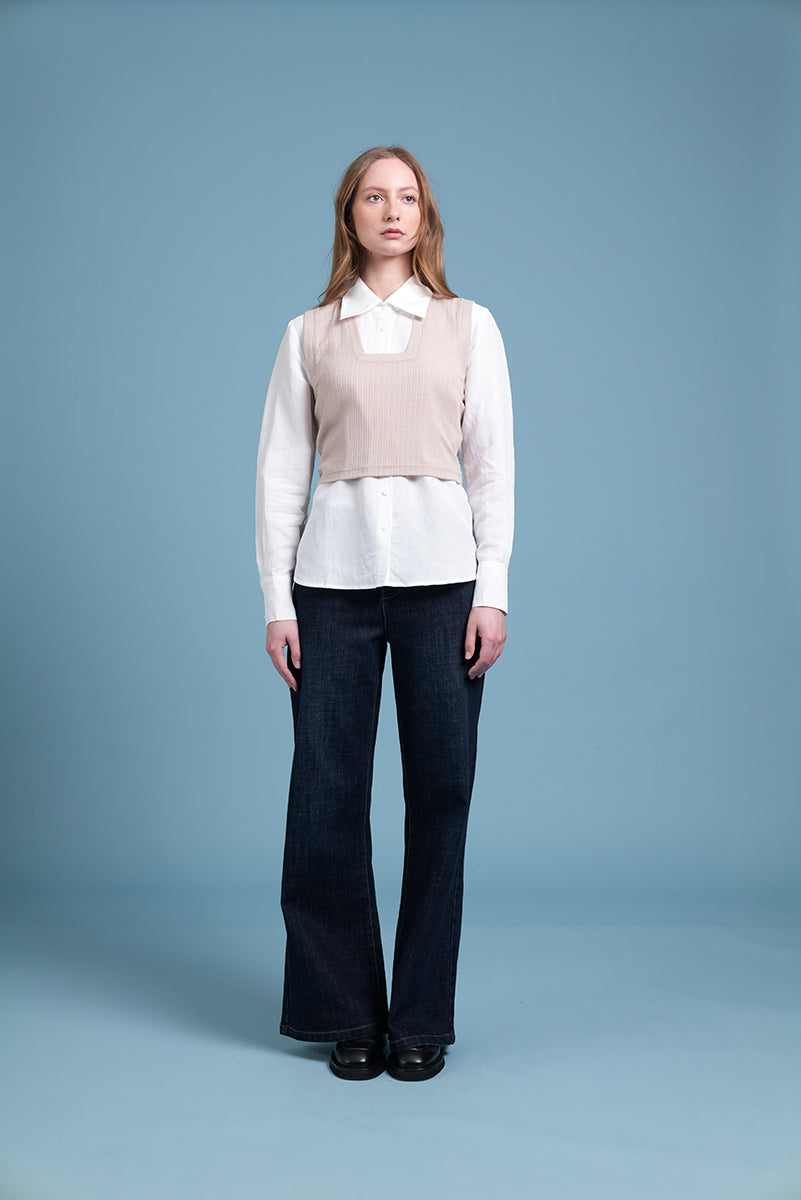 Siren The Micro Vest - Nougat