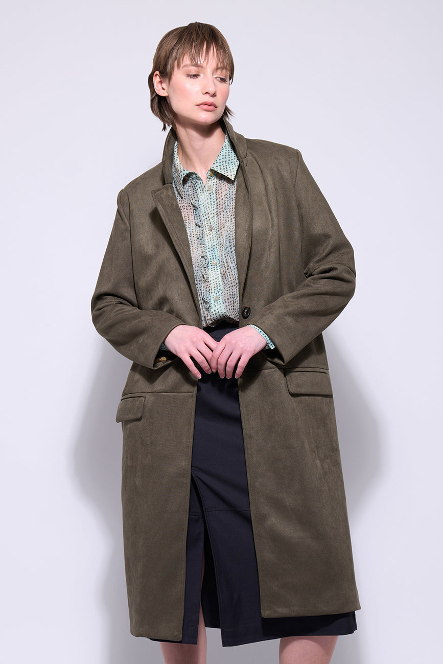 Neris Ashbury Coat - Pesto