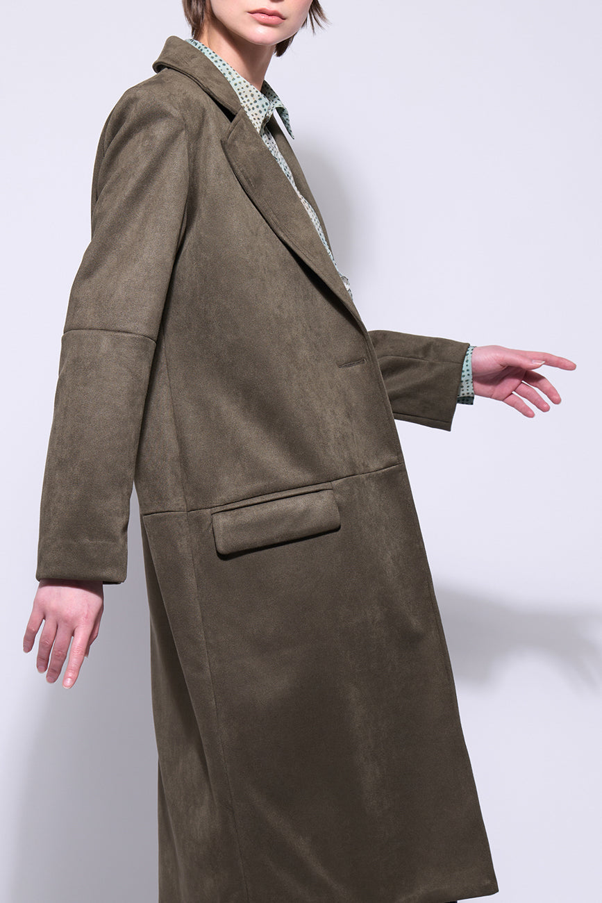 Neris Ashbury Coat - Pesto