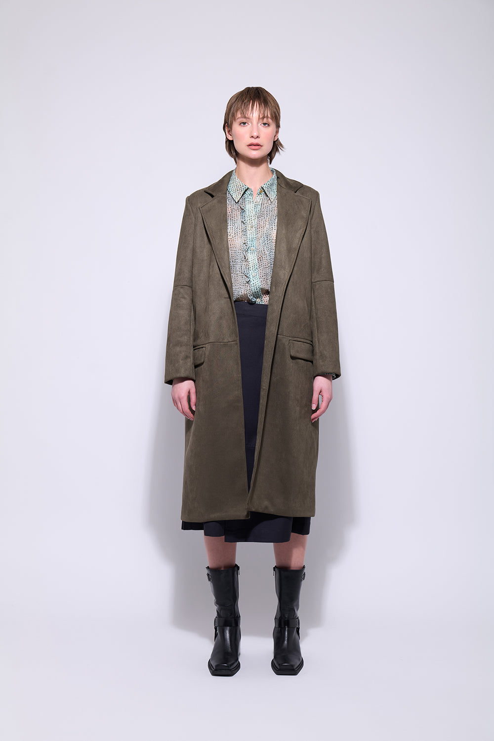 Neris Ashbury Coat - Pesto