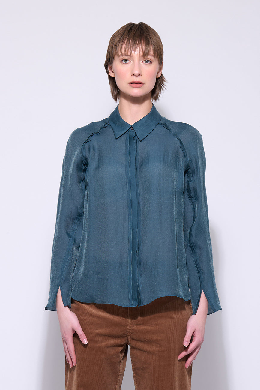 Neris Expose Shirt - Peacock