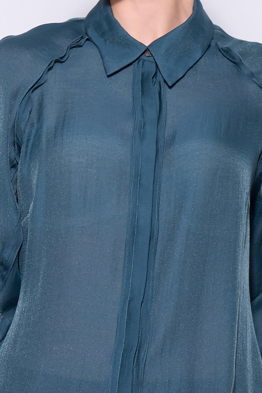 Neris Expose Shirt - Peacock