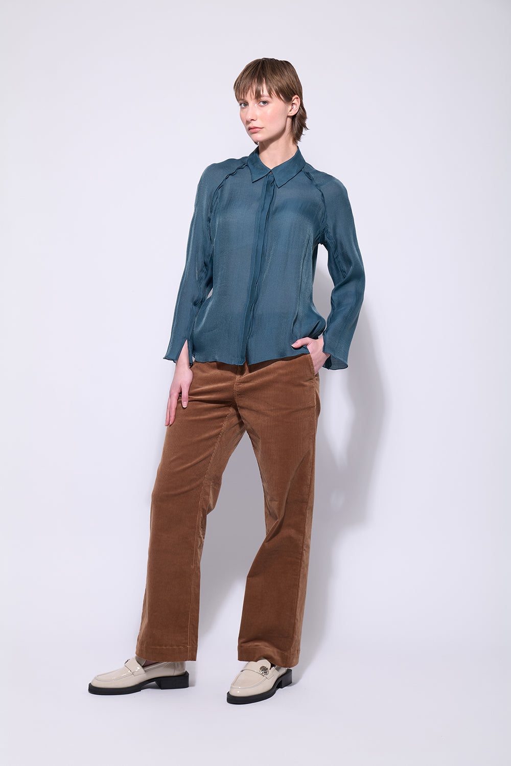 Neris Expose Shirt - Peacock