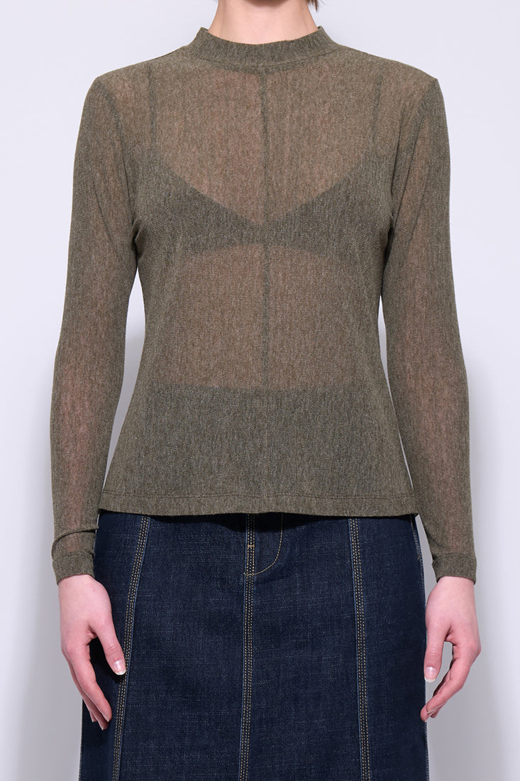 Neris Mesh Top - Juniper