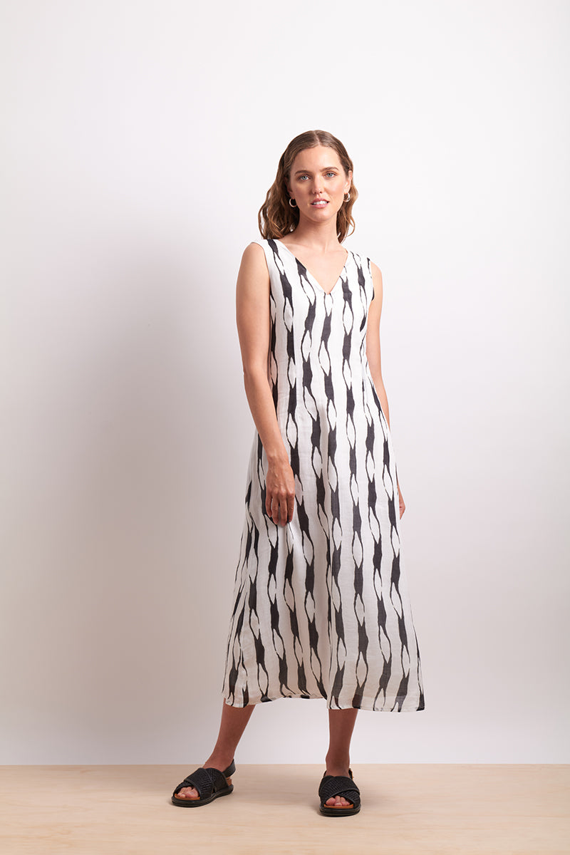Neris Soft Focus Dress - Licorice