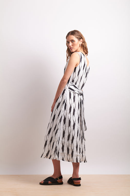 Neris Soft Focus Dress - Licorice