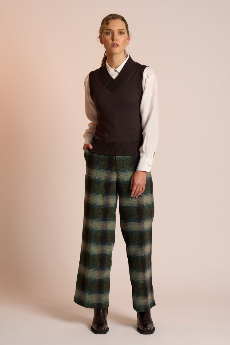 Neris Saxon Pant - River Check