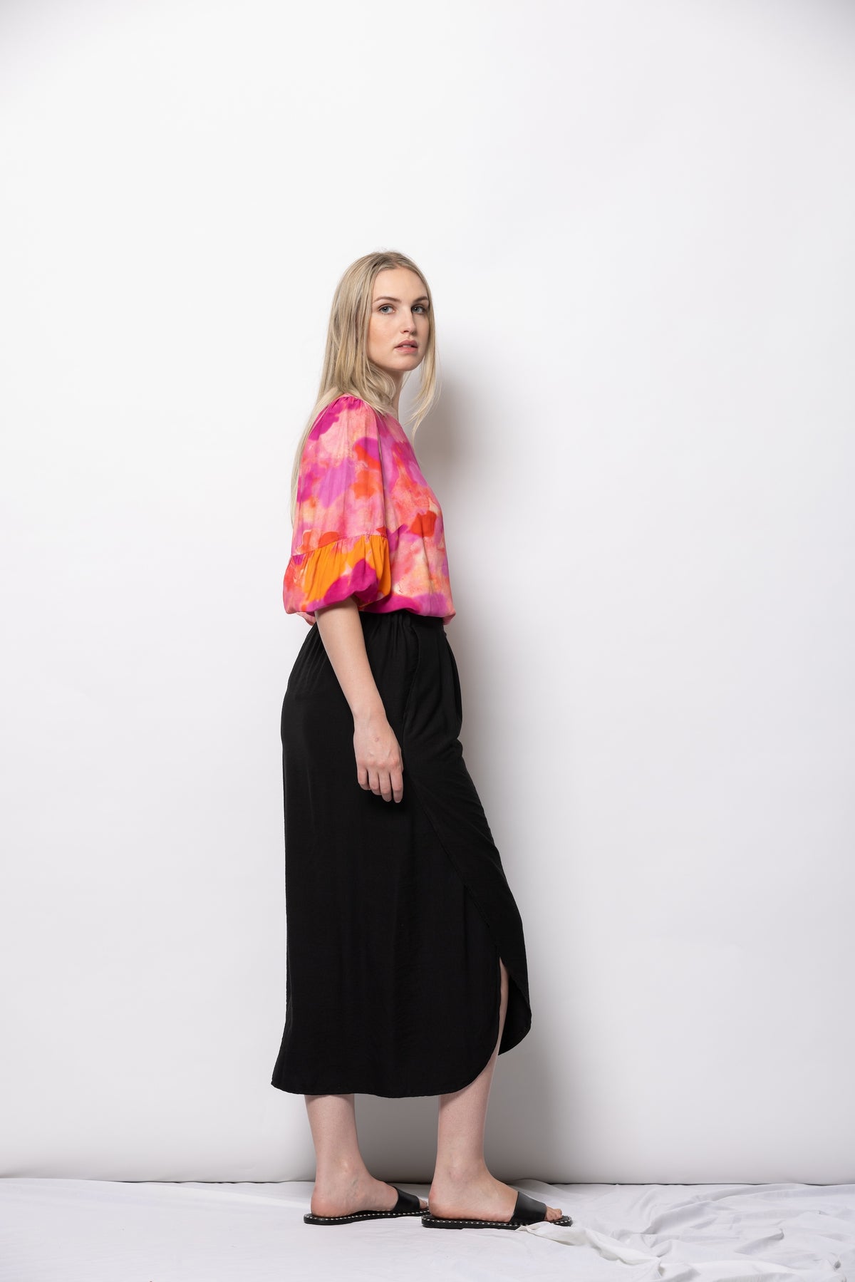 Dressed Axis Skirt - Black