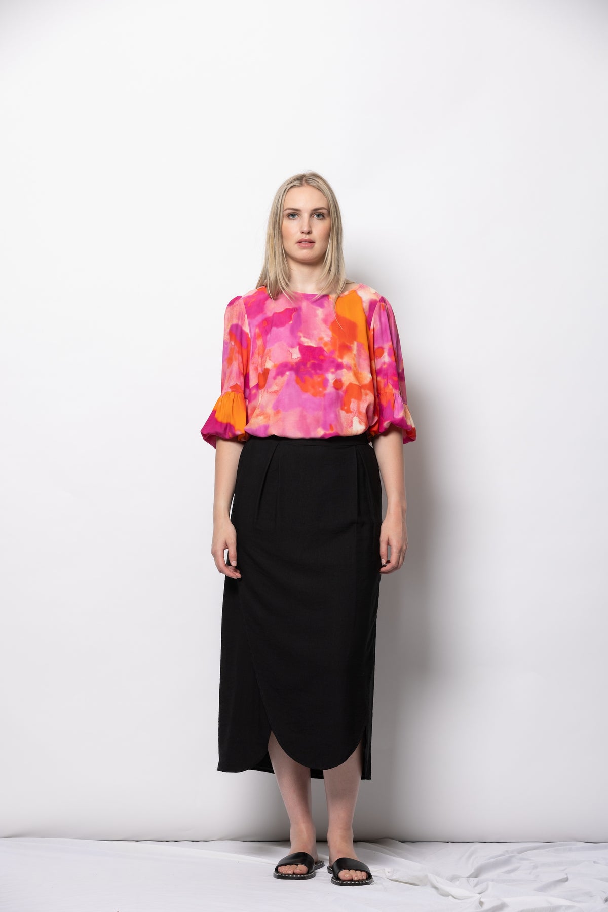Dressed Axis Skirt - Black