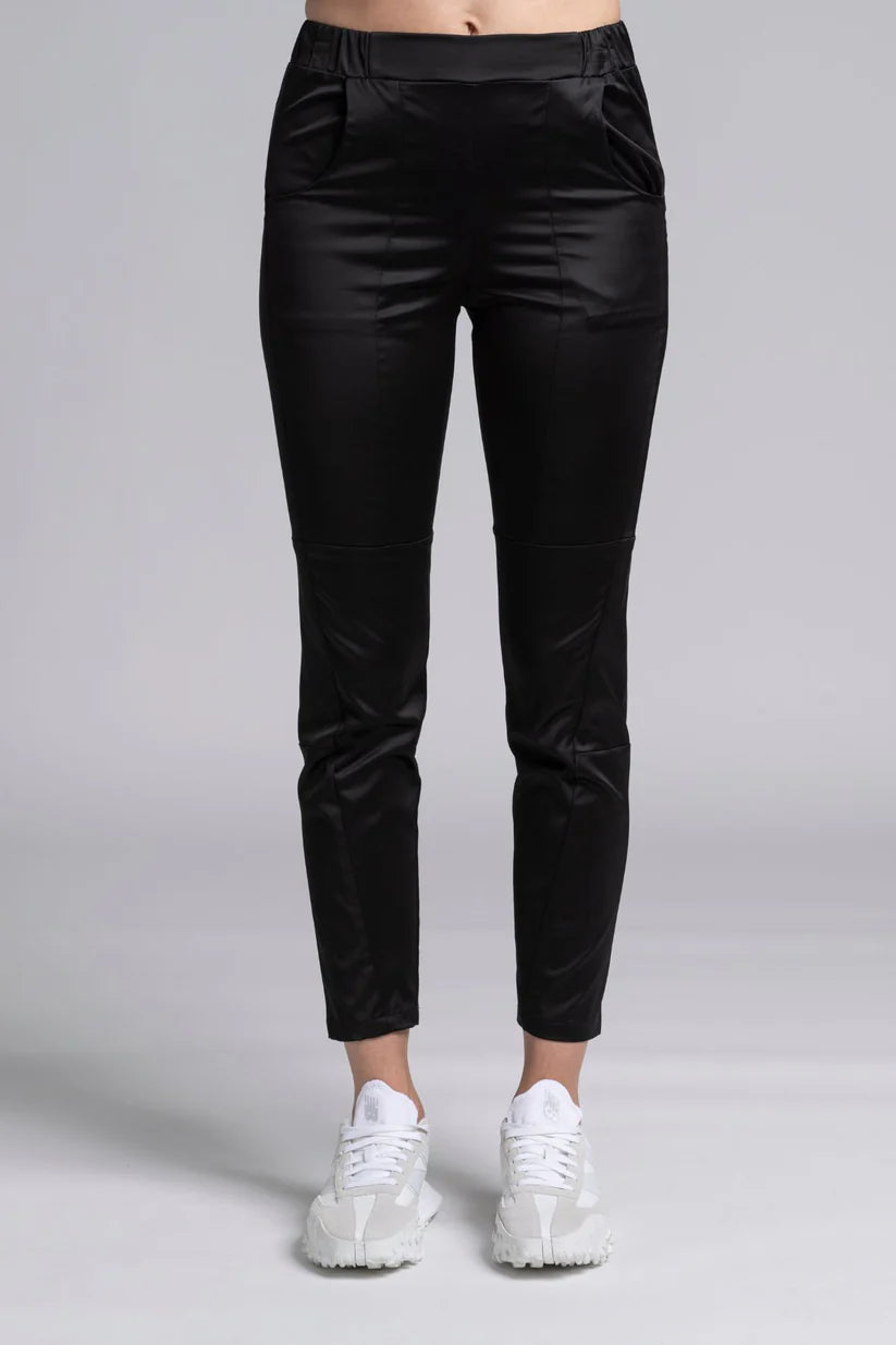 Nes Satin Section Pant - Black