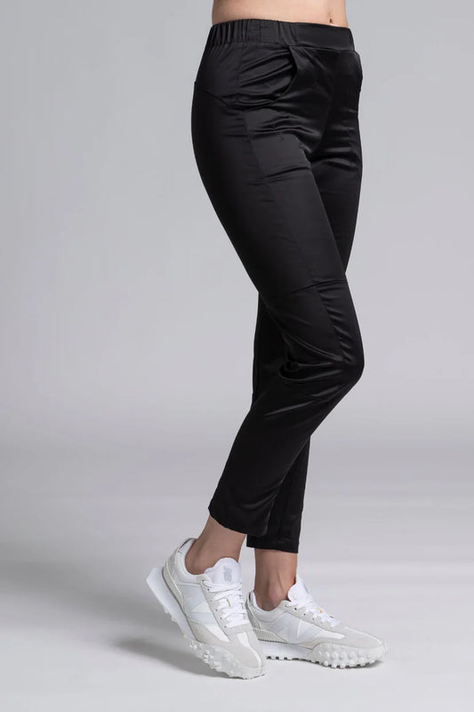 Nes Satin Section Pant - Black