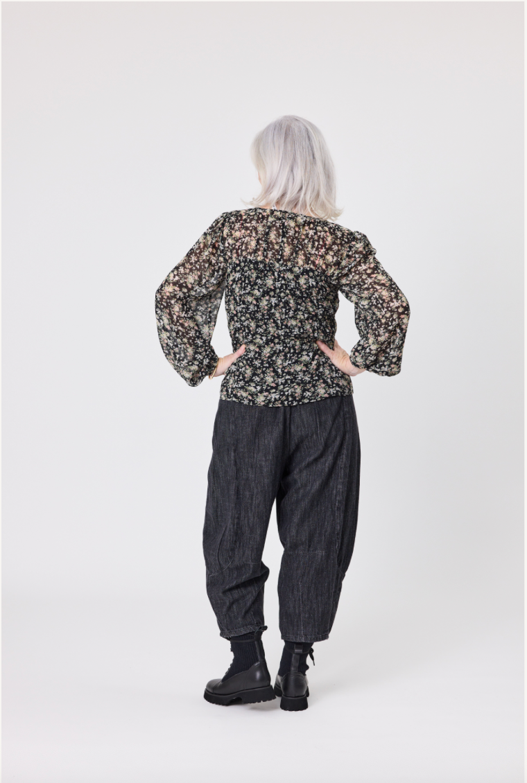 Lemon Tree Freja Top- Bouquet Print