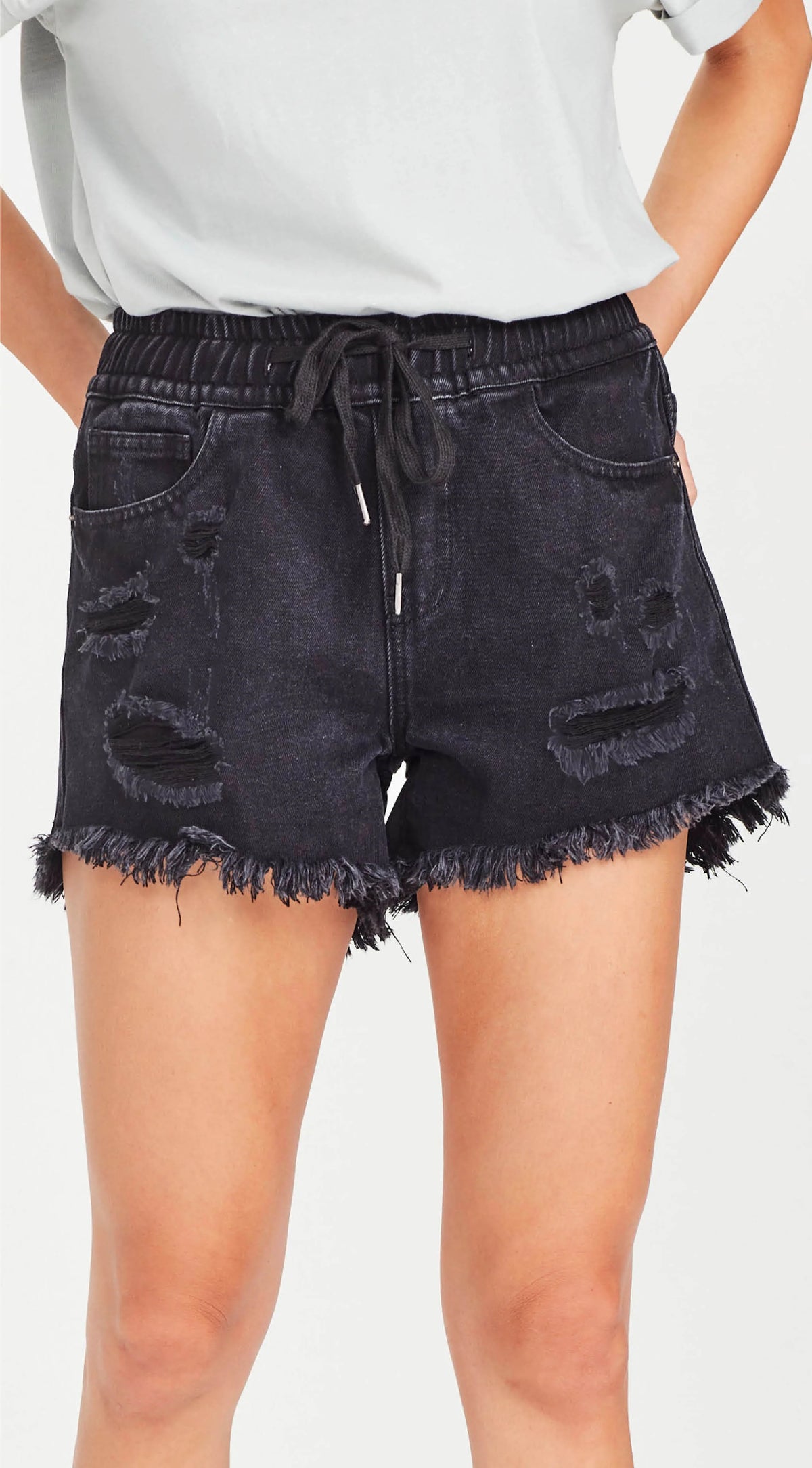 Junkfood  Jeans Stella Shorts - Black