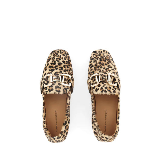 Tamara London Borge Loafer - Tan Leopard