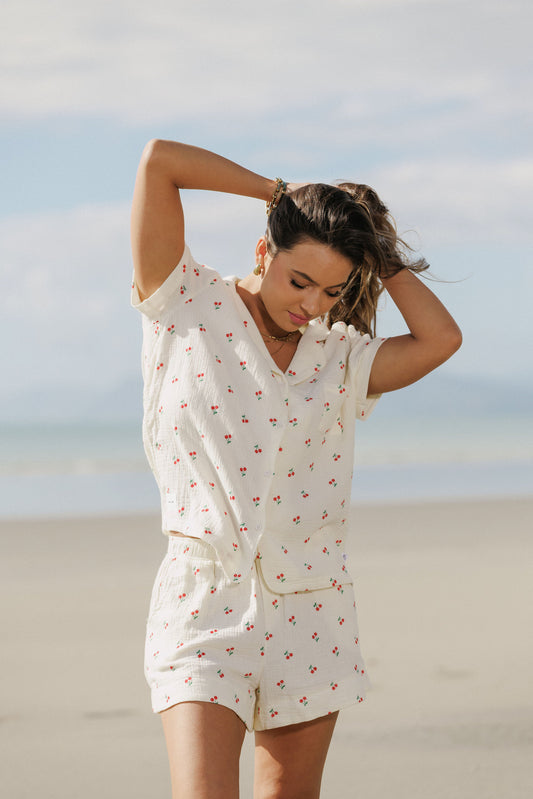 Goodnight Society Daydream Shirt - Wild Cherry