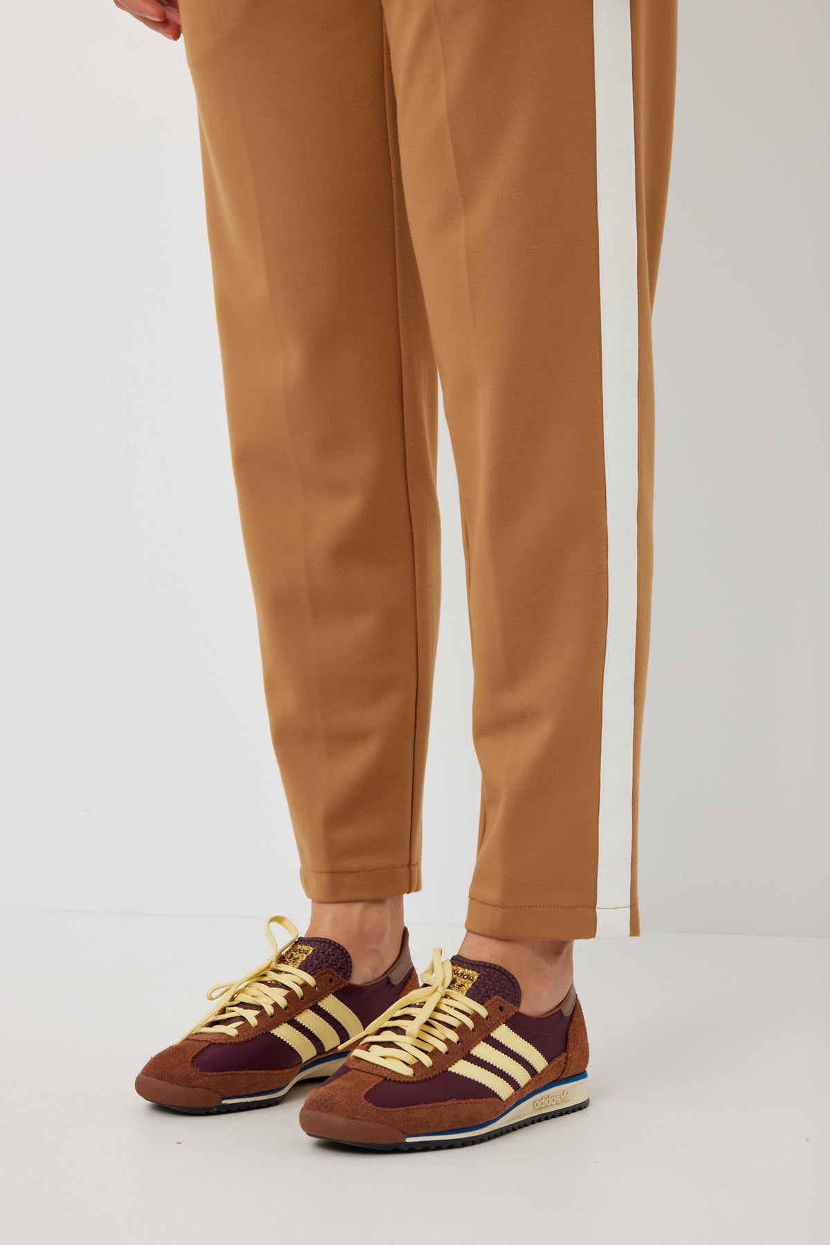 Tuesday Bobbie Pants  - Caramel /White