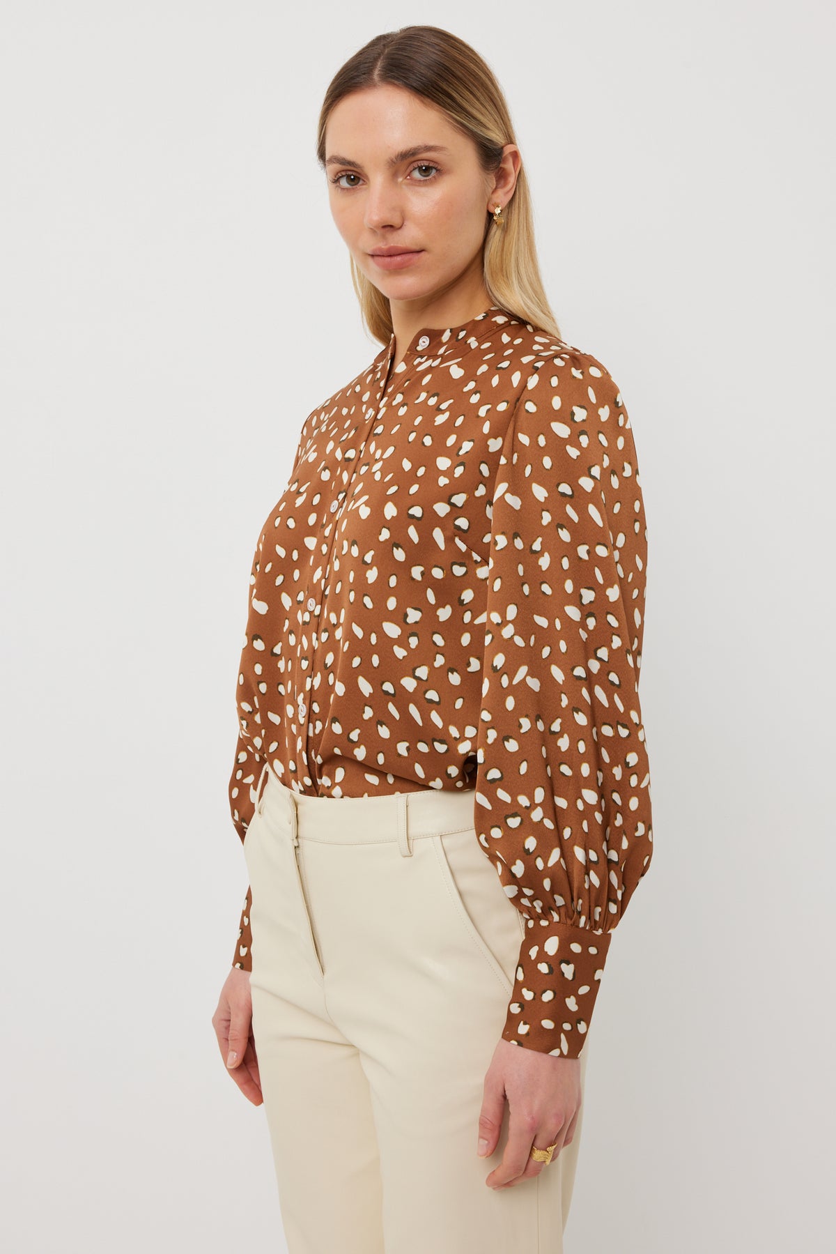 Tuesday Casino Top -Smudge Print