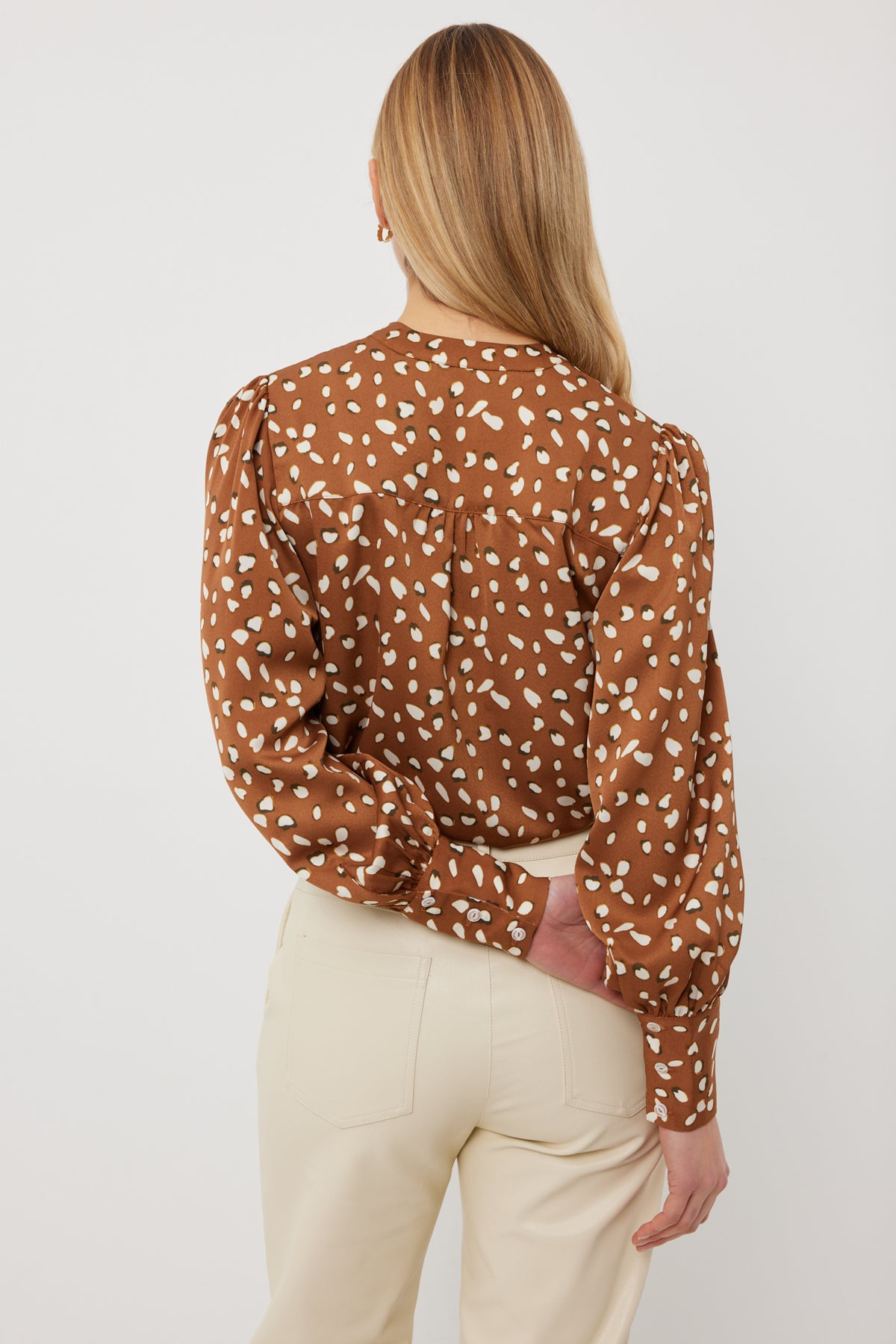 Tuesday Casino Top -Smudge Print