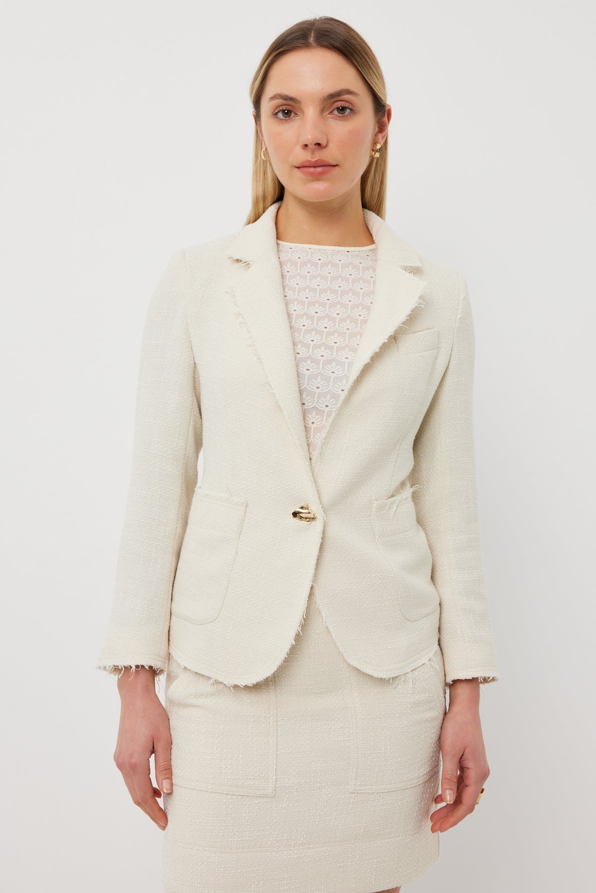 Tuesday Coco Jacket - Ivory Chanel