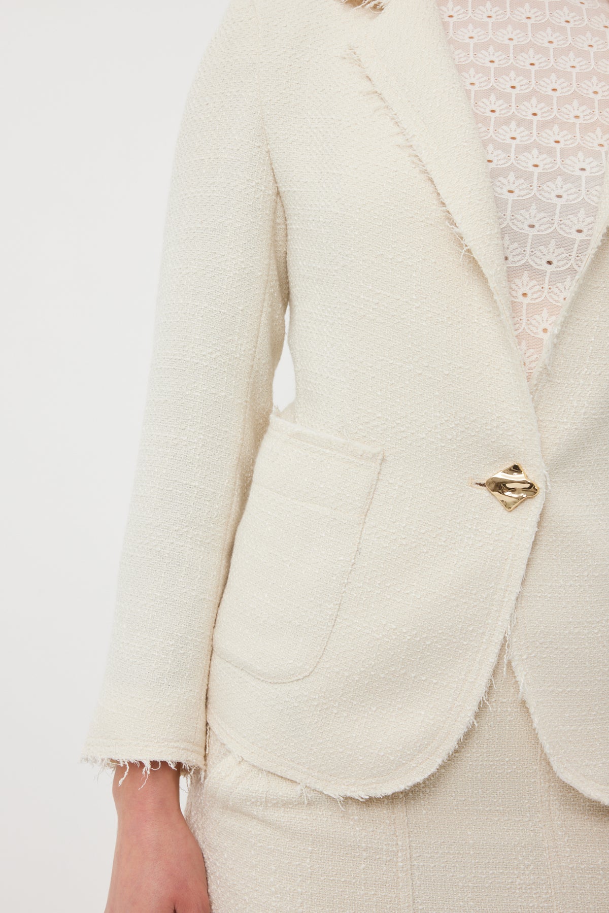 Tuesday Coco Jacket - Ivory Chanel