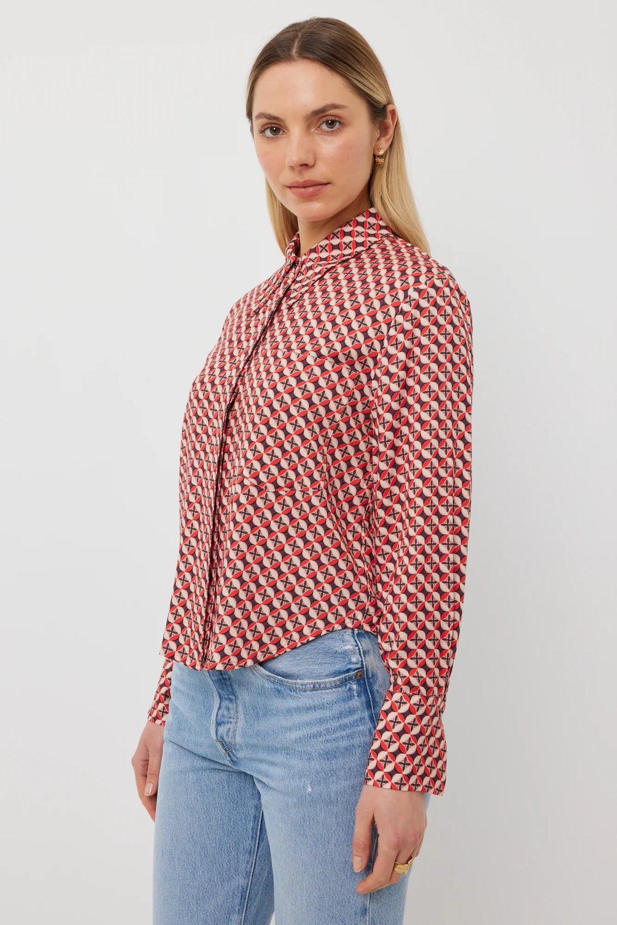 Tuesday Freedom Top - Reflection Print