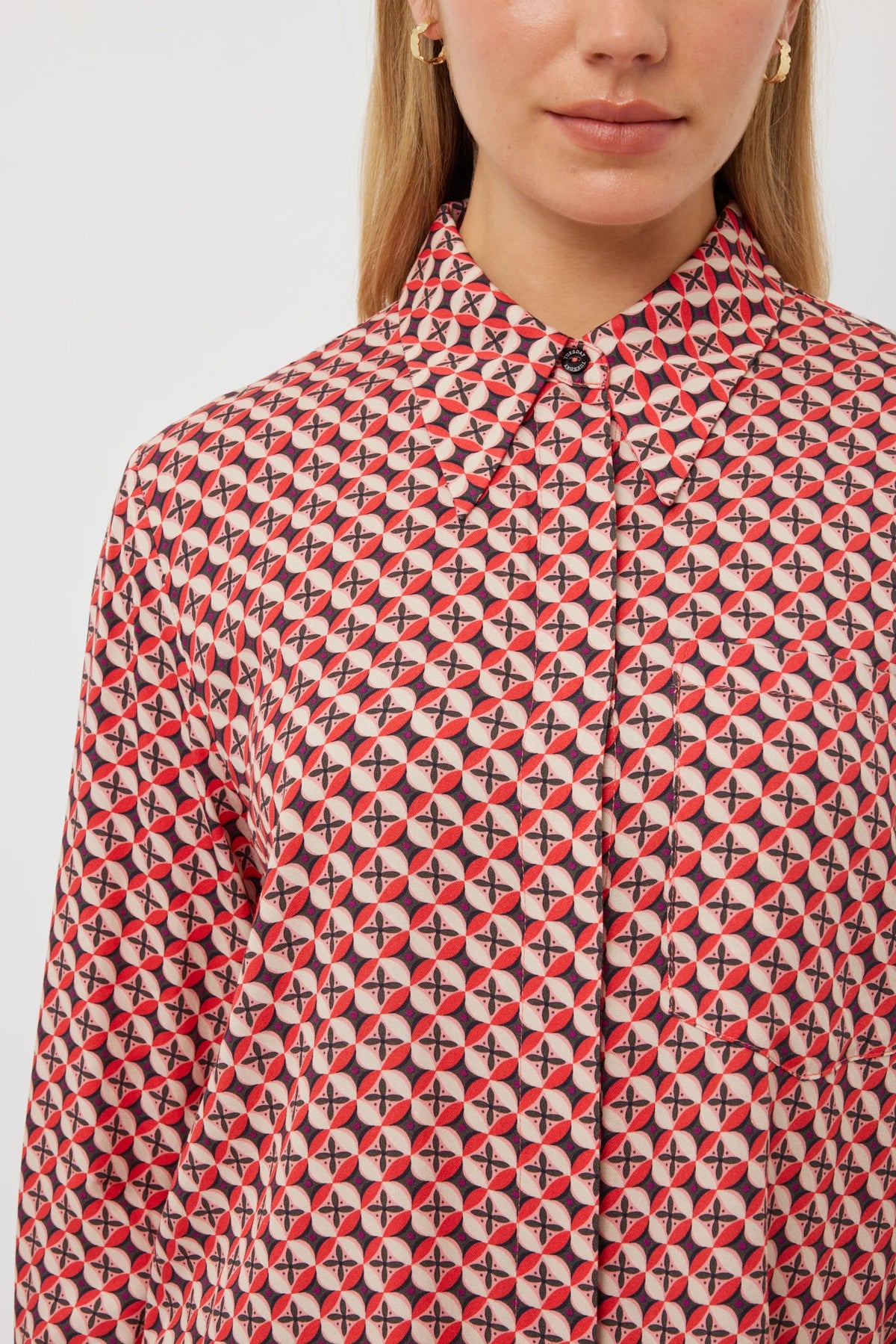 Tuesday Freedom Top - Reflection Print