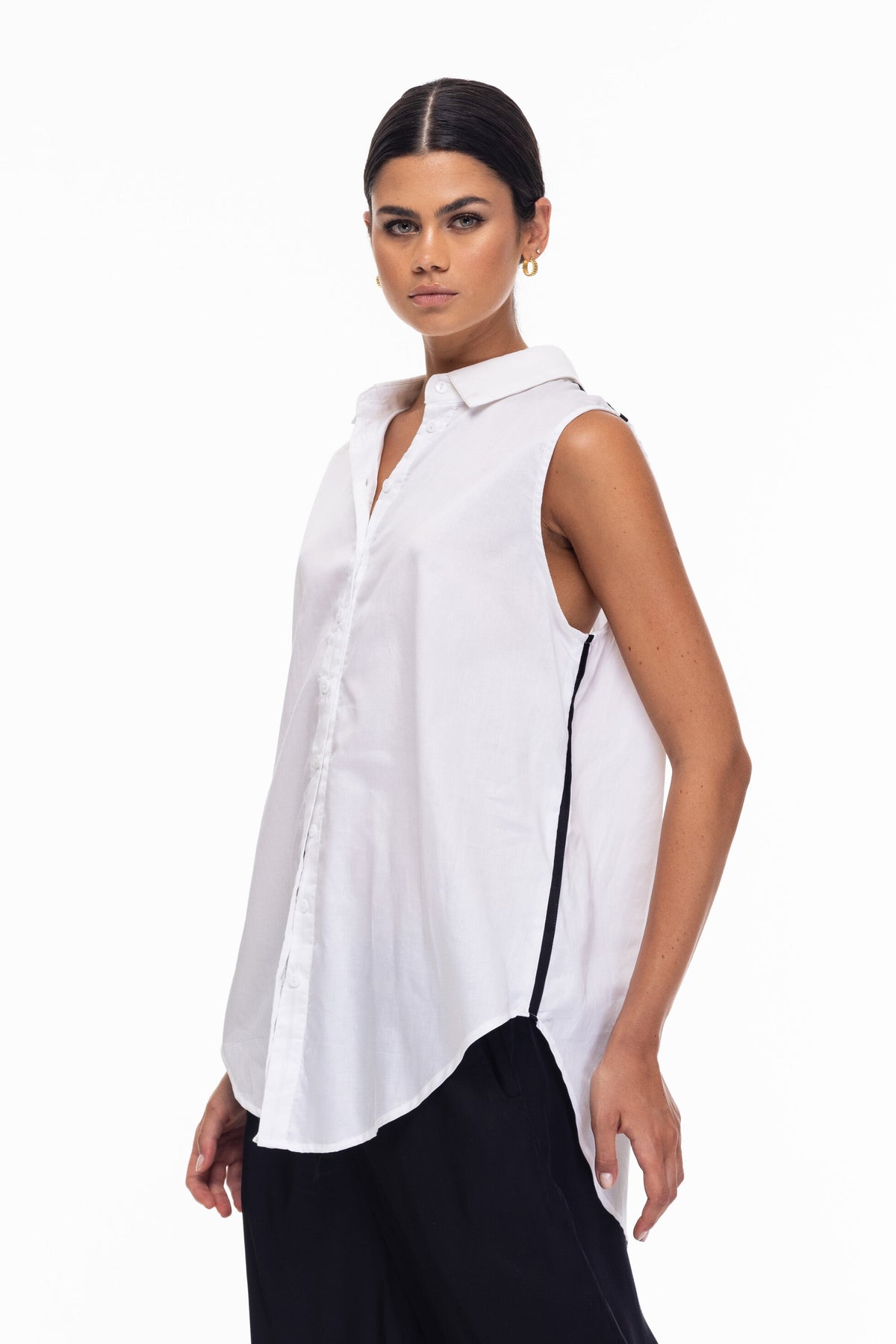 Blak The Perfect Storm Tank - White/Black