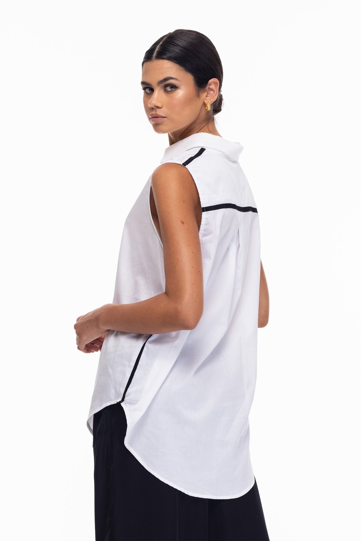 Blak The Perfect Storm Tank - White/Black