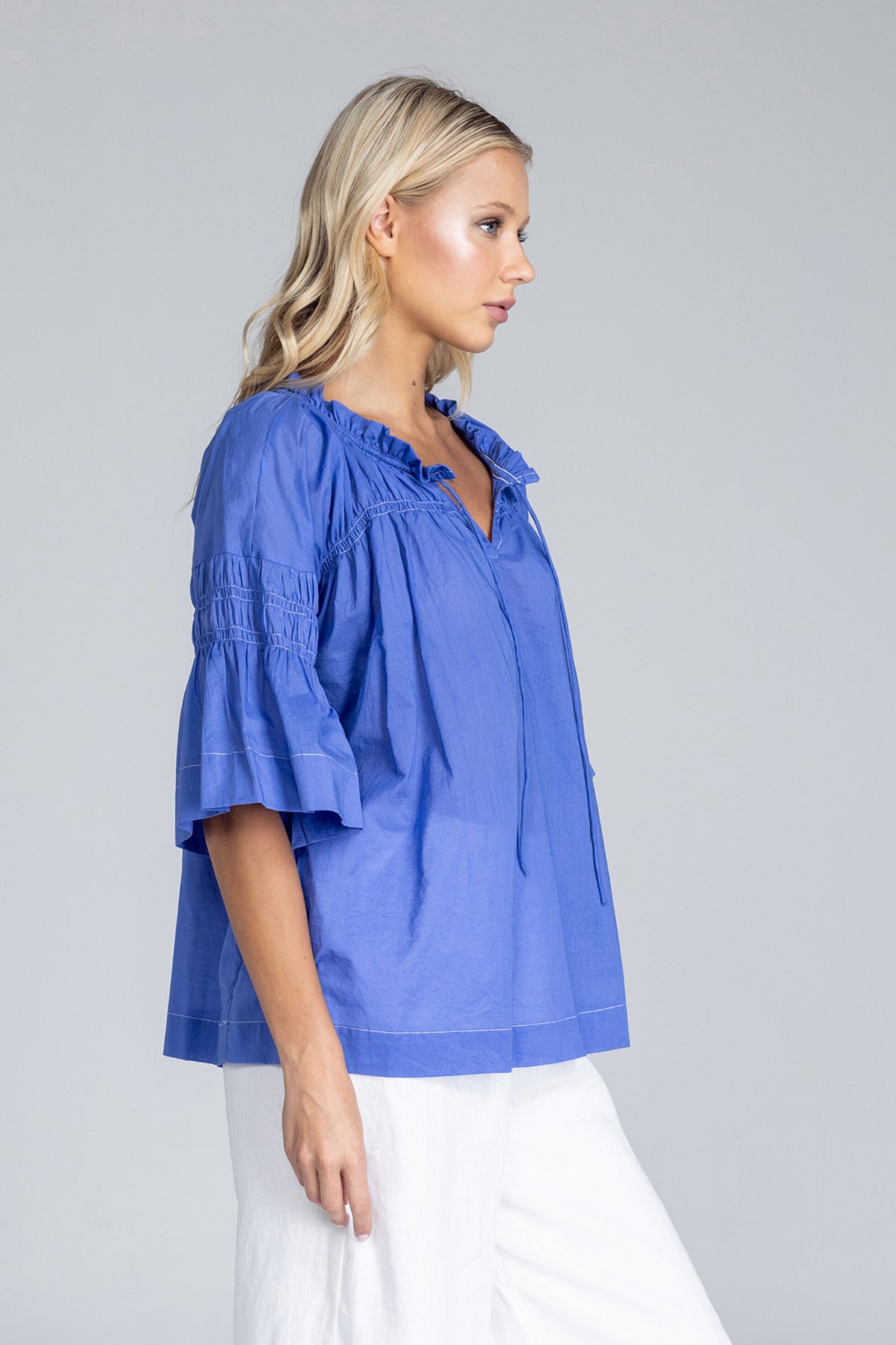 Blak Thea Top - Juniper Blue