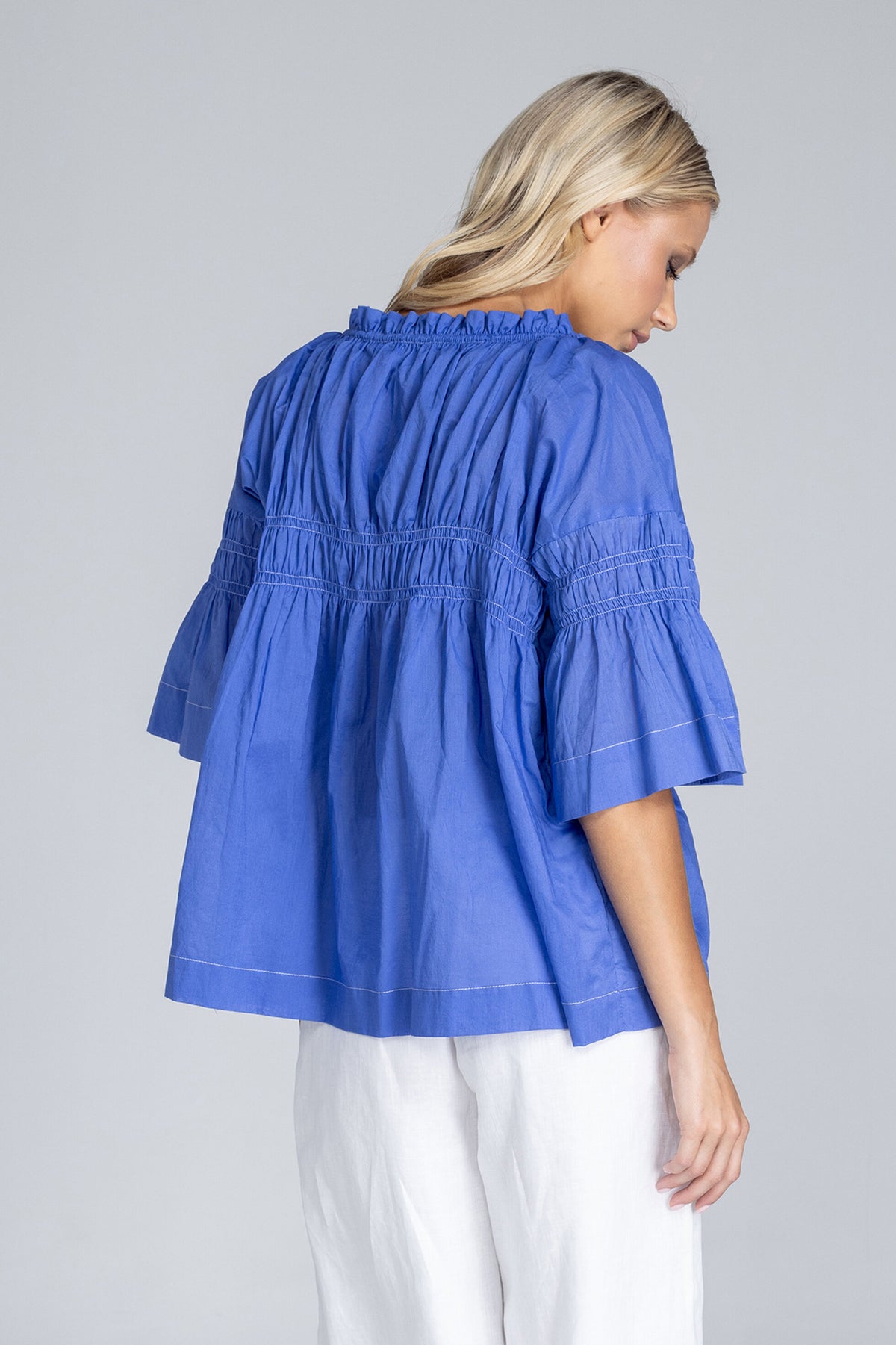 Blak Thea Top - Juniper Blue