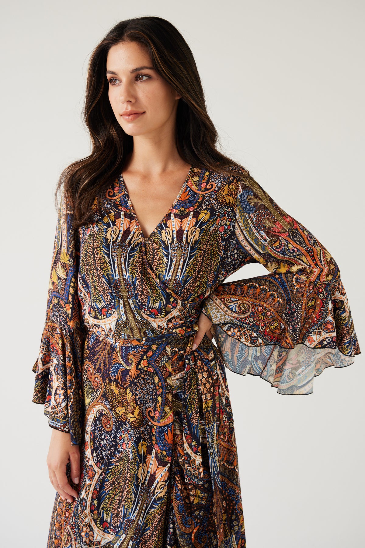 Tuesday Alice Dress - Dark Paisley