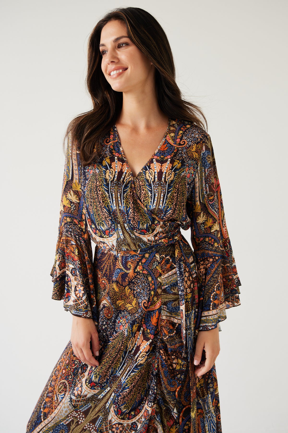 Tuesday Alice Dress - Dark Paisley