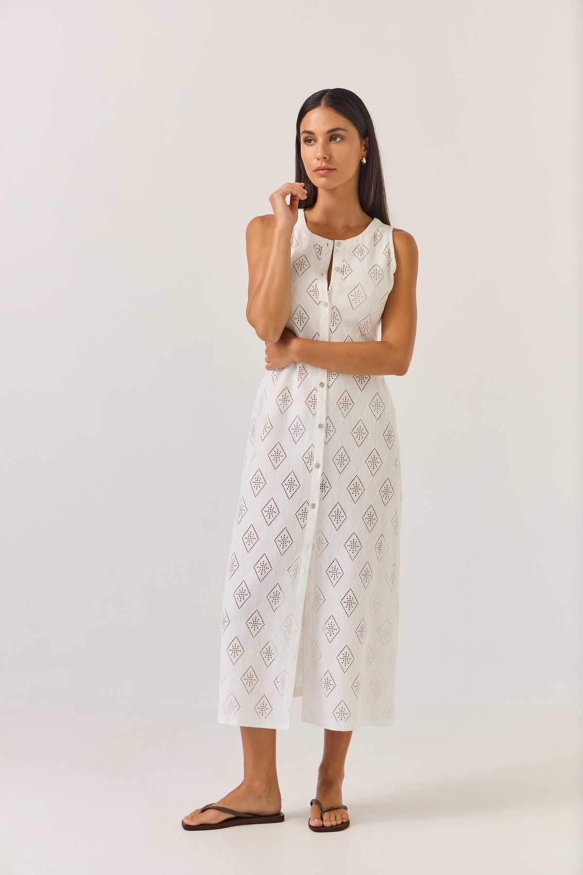 Tuesday Sage Dress - Diamond