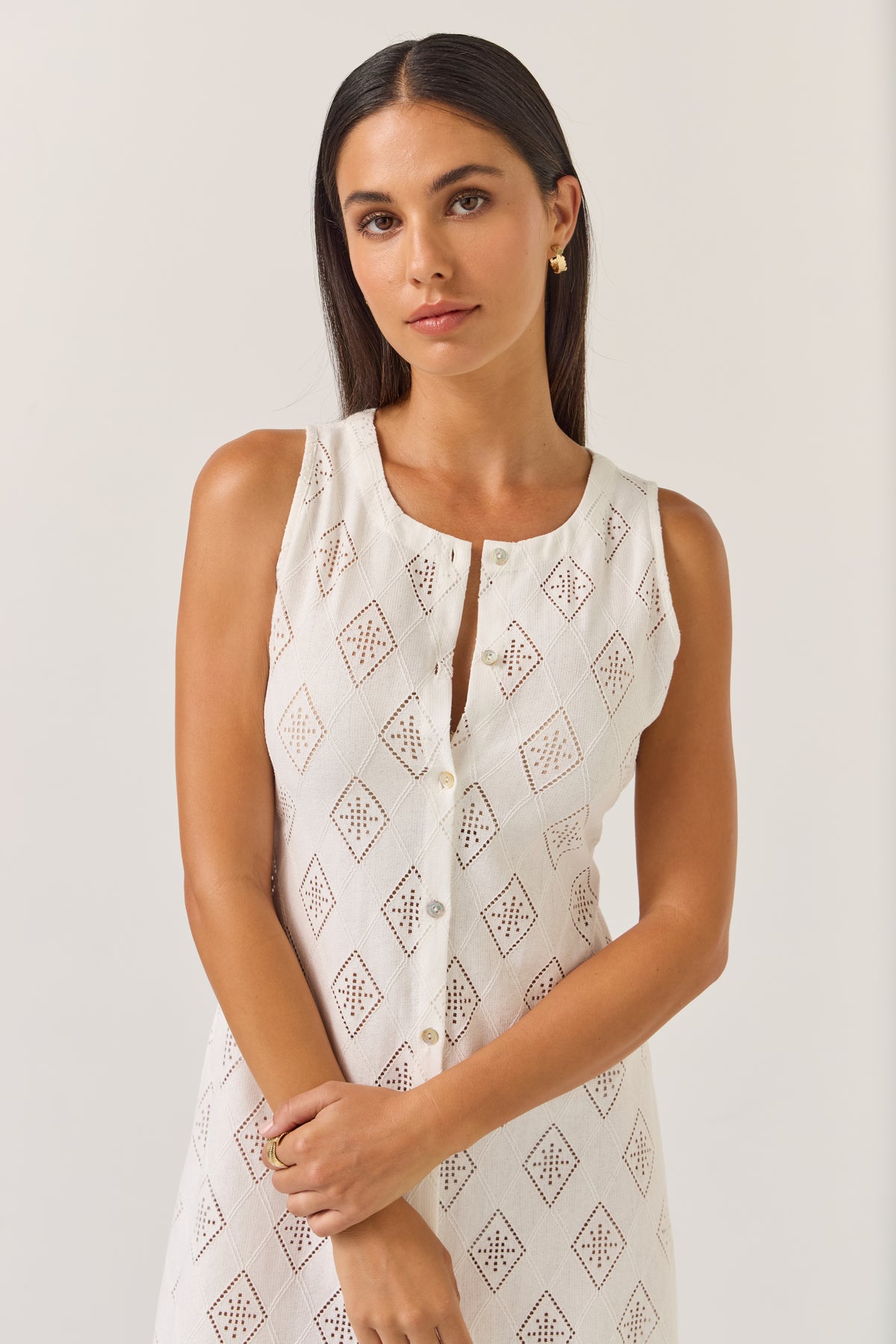 Tuesday Sage Dress - Diamond