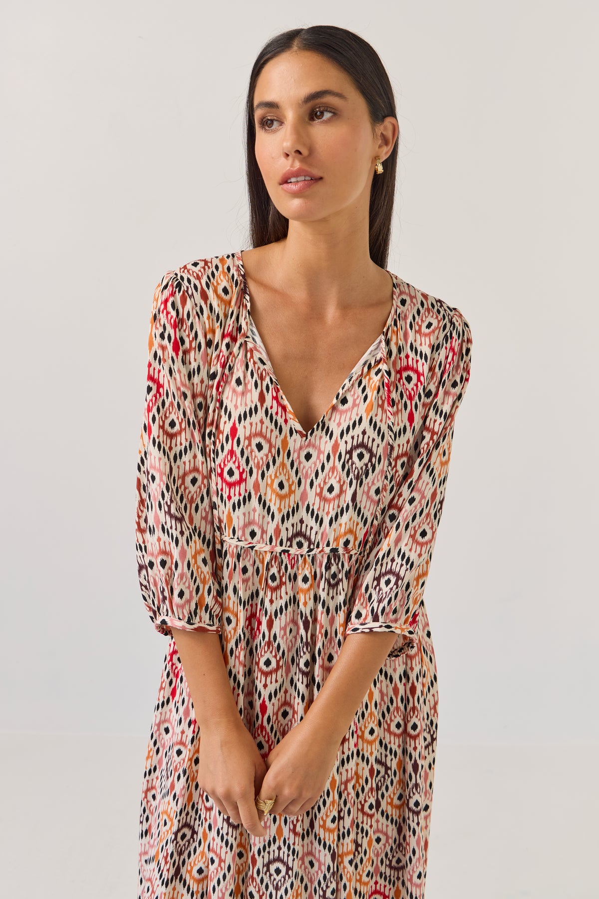 Tuesday Odette Dress - Ikat Print