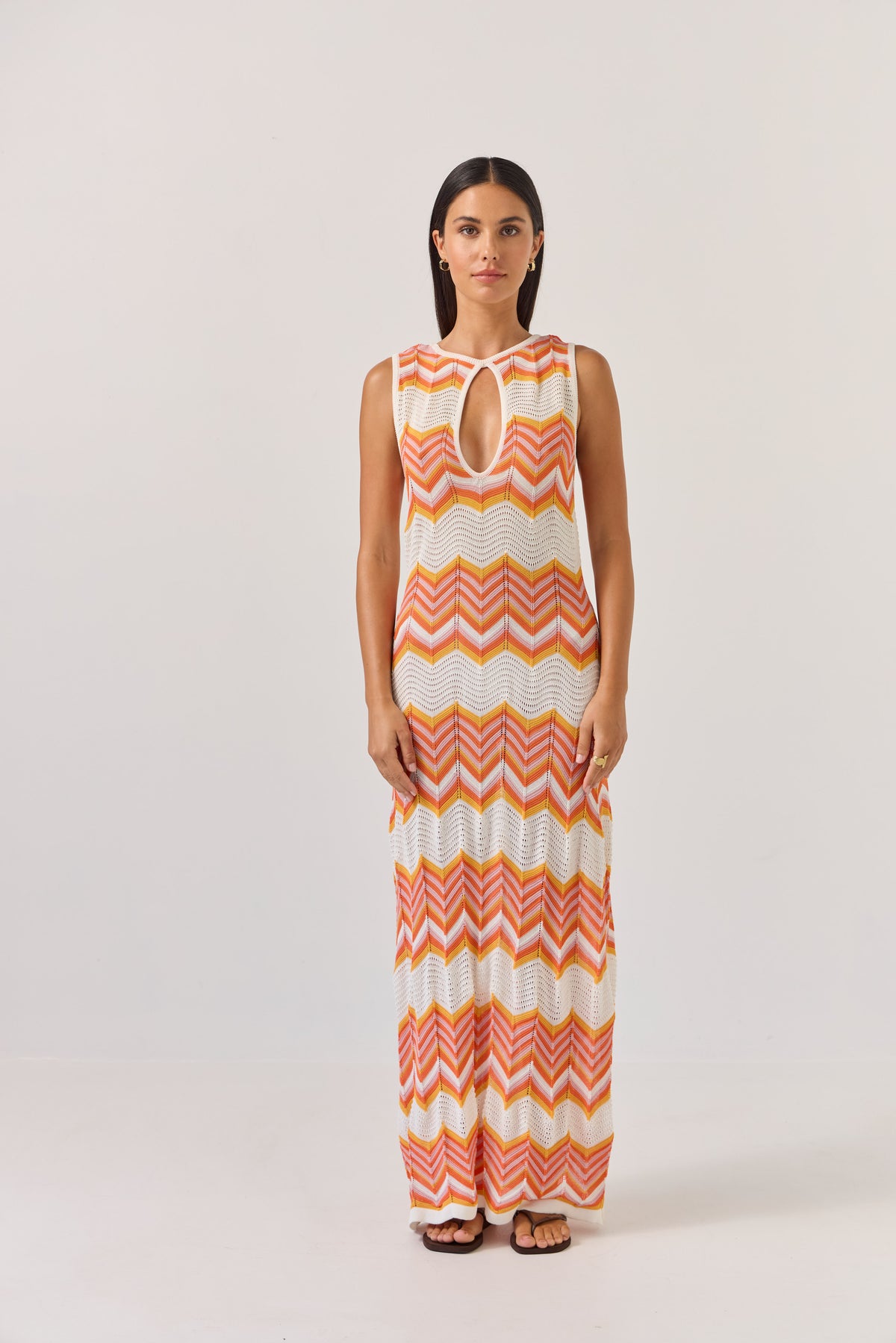 Tuesday Horizon Dress - Chevron