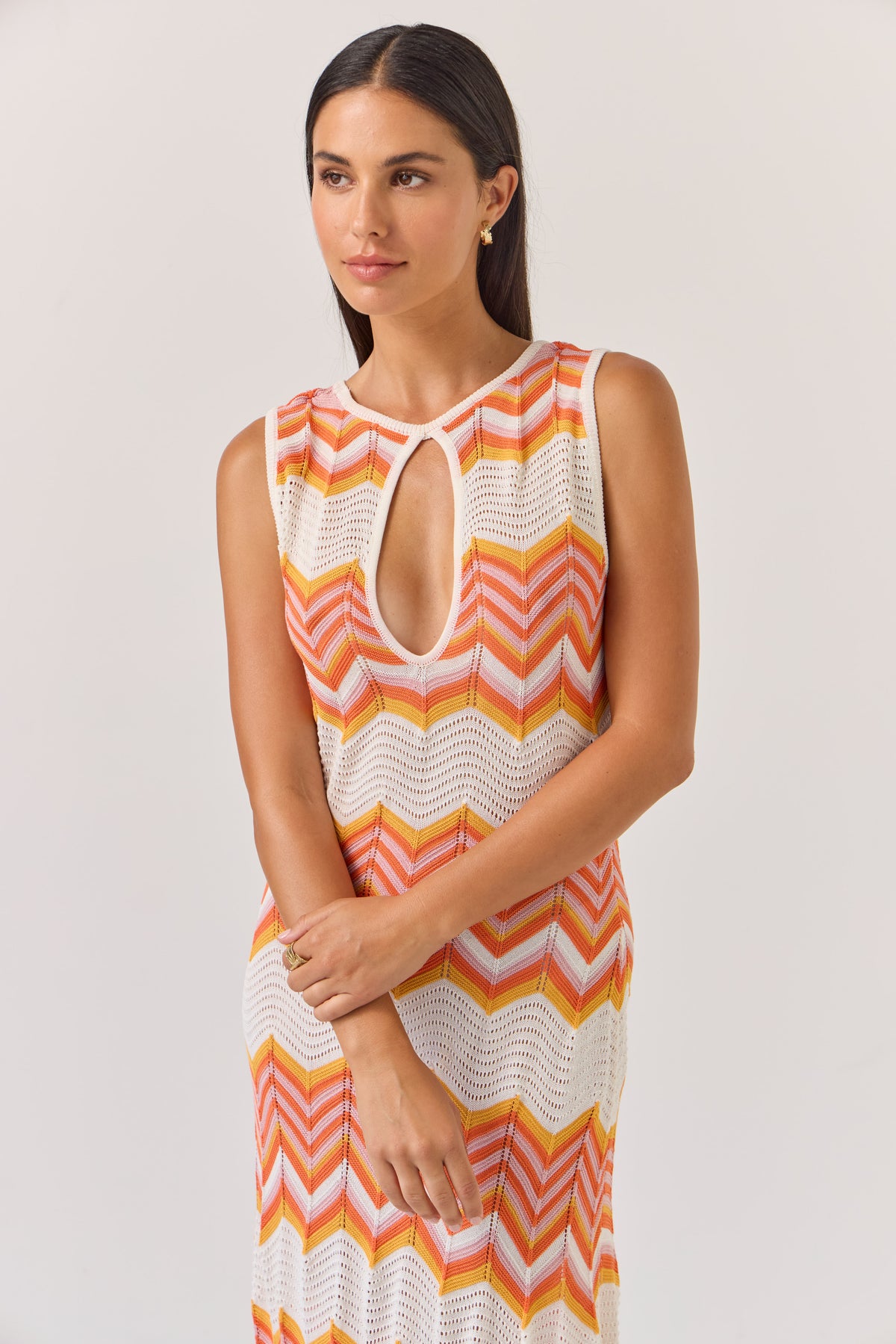 Tuesday Horizon Dress - Chevron