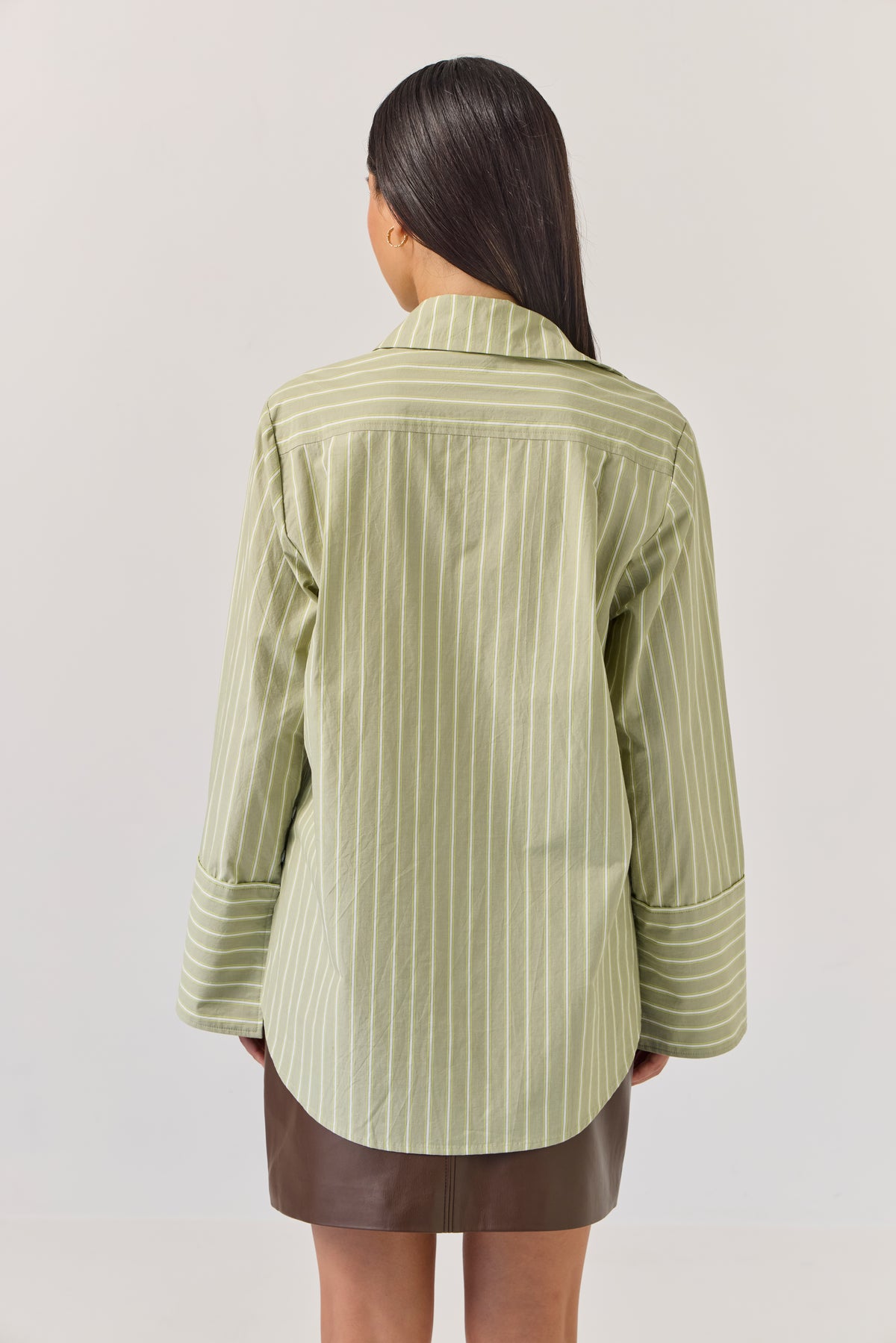 Tuesday Mark Shirt - Emerald Stipe