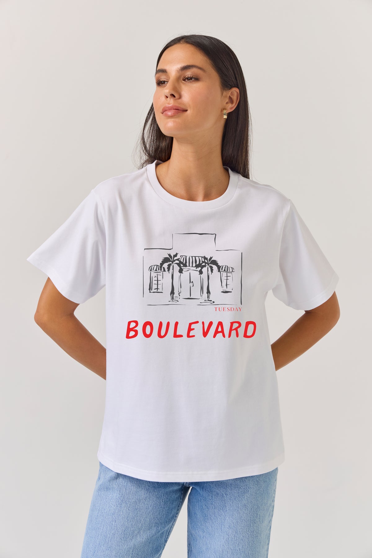 Tuesday Band Tee - Sunset Boulevard