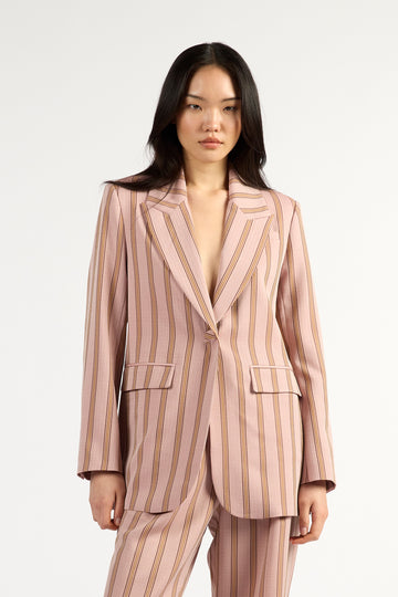 Tuesday Paris Blazer - Rosewood Stripe