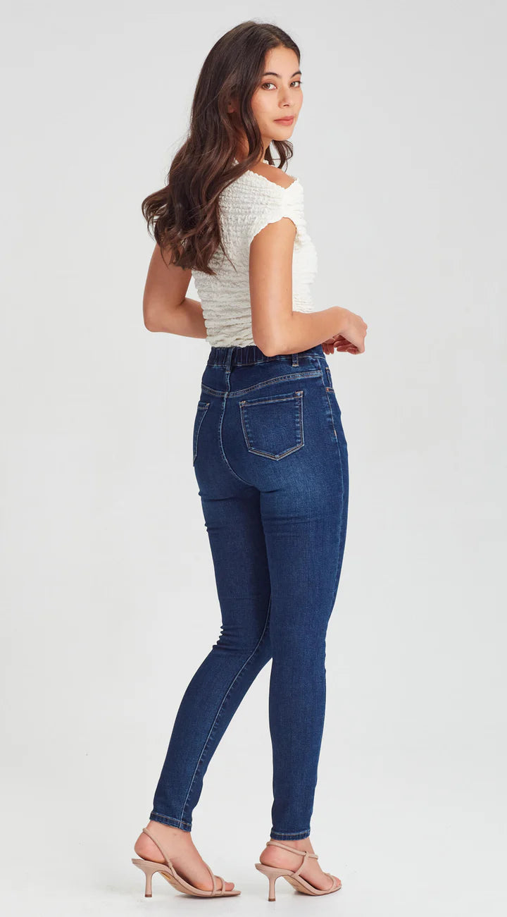 Junkfood Jeans Veronica Elastic - Dark Blue