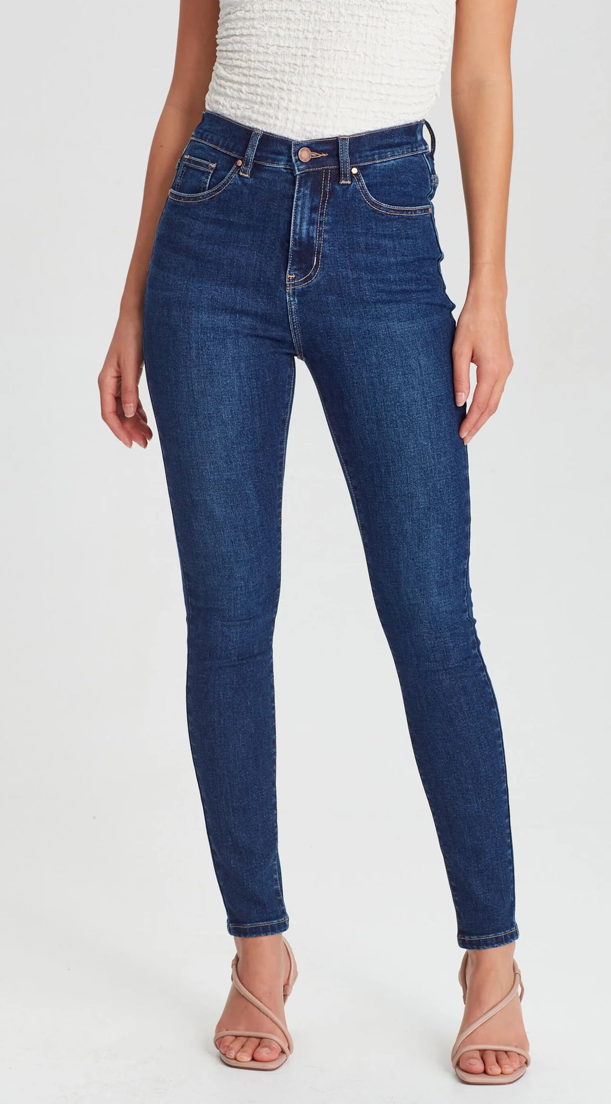 Junkfood Jeans Veronica Elastic - Dark Blue