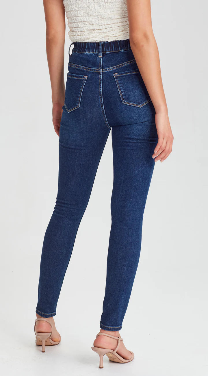 Junkfood Jeans Veronica Elastic - Dark Blue