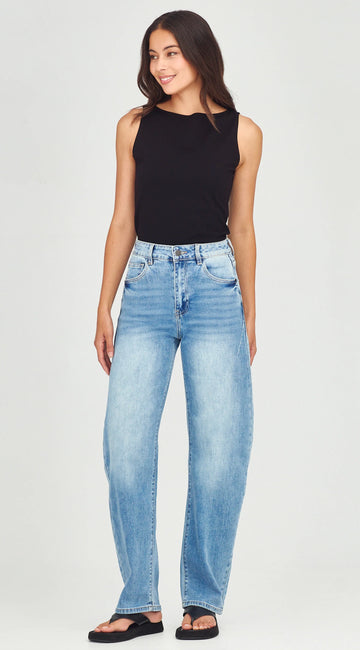 Junkfood Jeans Whiskey Barrel - Blue