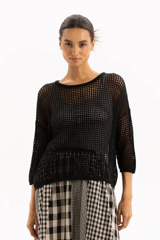 Two by Two Rebe Top- Black